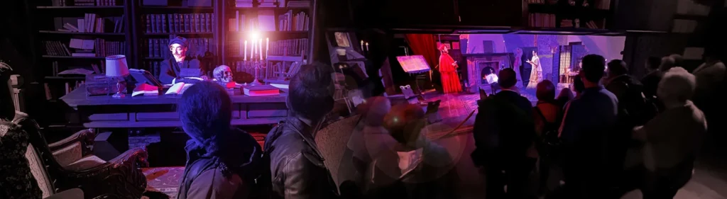 Imagen del interior con alguna representación